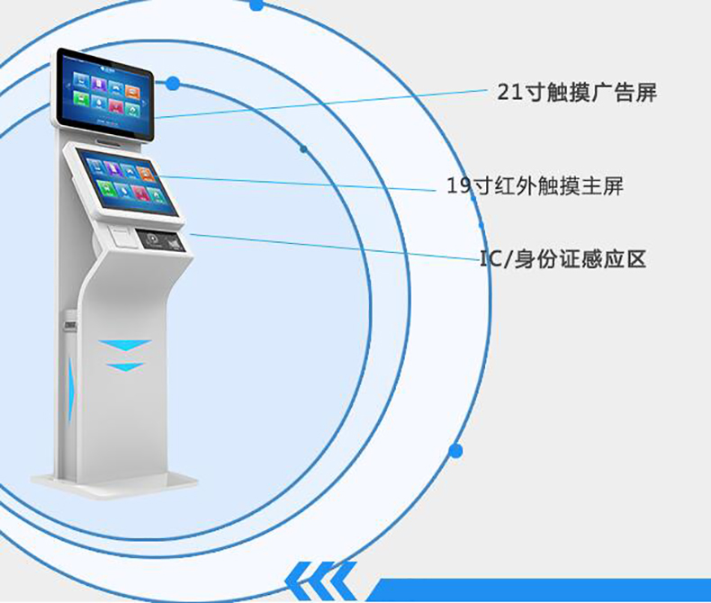 機關(guān)政務(wù)寫字樓電信移動大廳博奧智能雙屏自助訪客一體機來訪人員登記管理系統(tǒng)